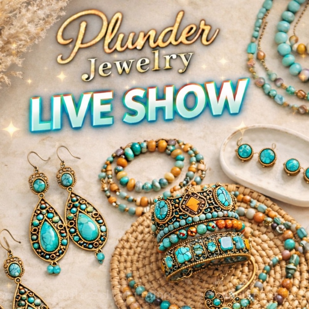 Plunder Jewelry LIVE SHOW • $6 Starts • Early $3 Blitz